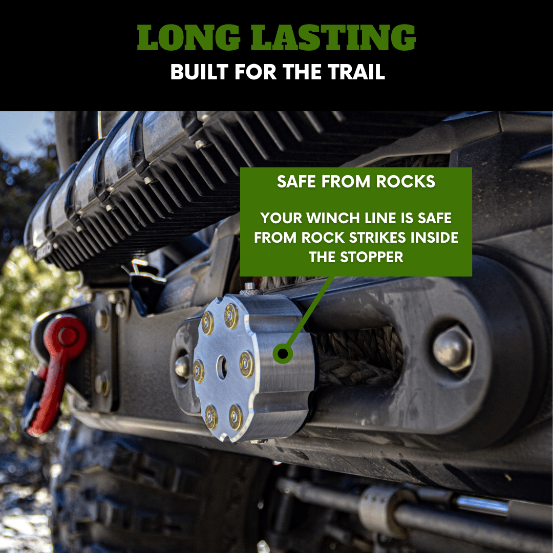 Winch line stopper