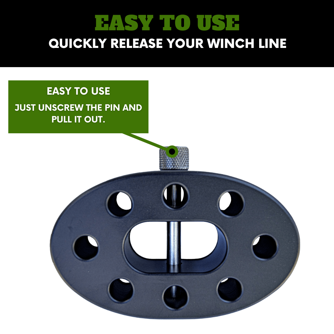 Oval Winch Line Stopper
