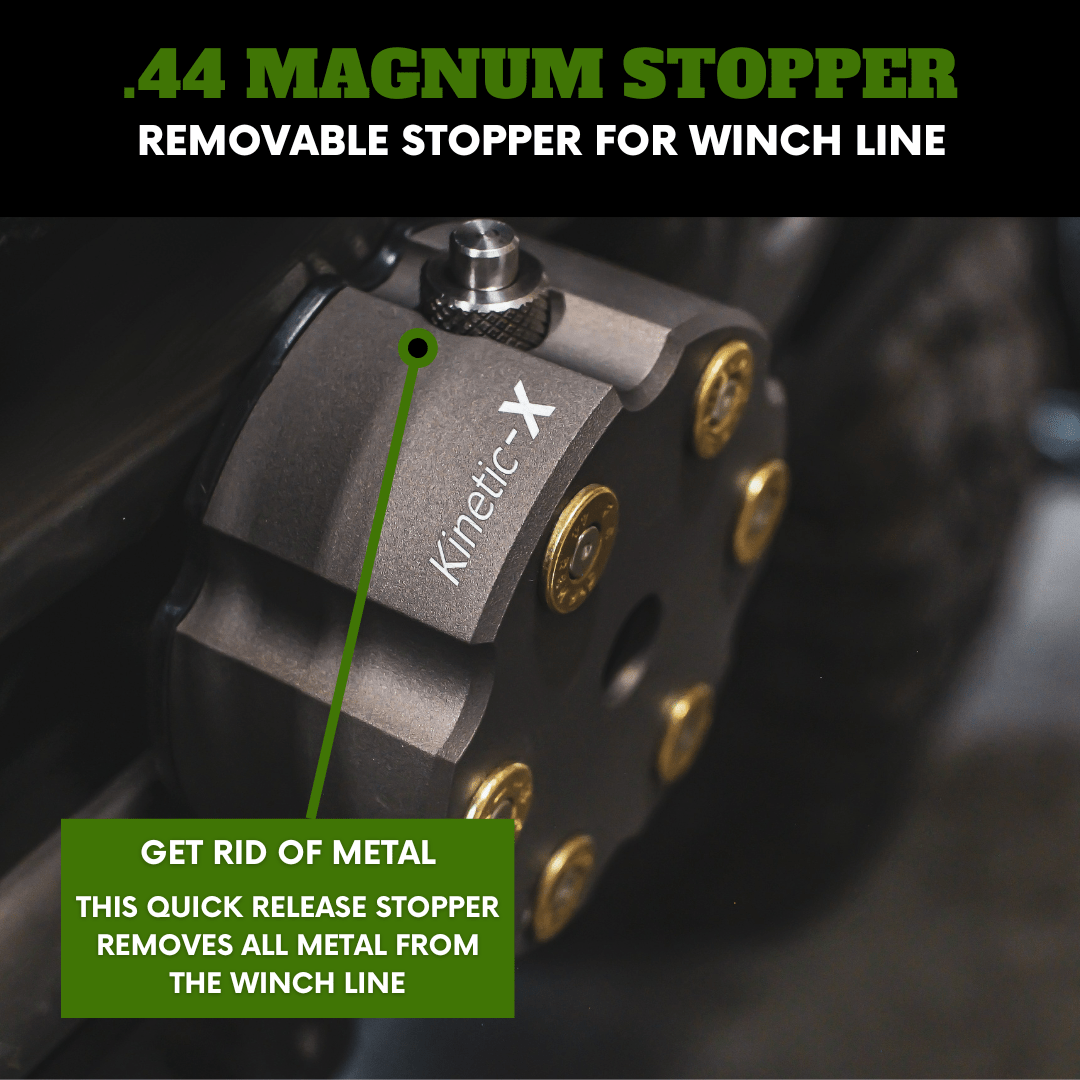 Magnum winch line stopper 
