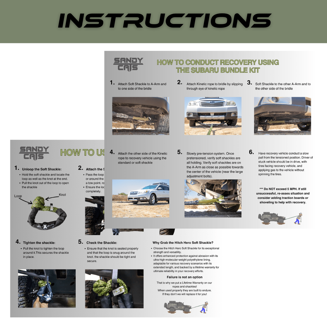 Subaru Recovery Kit - SandyCats